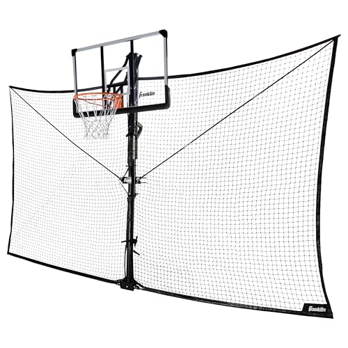 Franklin SportsBasketball Pass Back Rebounder - color: Black, size: 14' X 8'