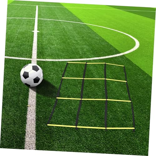Abaodam Foldable Agility Ladder Training Pad for Football Soccer Multifunctional Rope Ladder for Footwork Speed Drills and Sports Exercises Portable and Lightweight Go Training