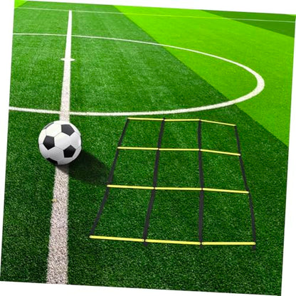 Abaodam Foldable Agility Ladder Training Pad for Football Soccer Multifunctional Rope Ladder for Footwork Speed Drills and Sports Exercises Portable and Lightweight Go Training