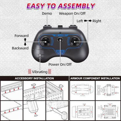 Remote Control Battle Robots, RC Fighting Robots Toys for Kids - 2.4Ghz Fighting Robot Game Set Toys for Kids, Battle Bots with Arena, Combat Robot STEM Toys Gifts for Boys Age 5 & Up