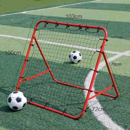 Soccer/Baseball/Volleyball Rebounder Net, 3.3×3.3ft Bounce Back Net Kickback Trainer, Rebound Net Adjustable Practice Target Pitchback Net for Backyard Training Equipment Gift for Kids & Adults