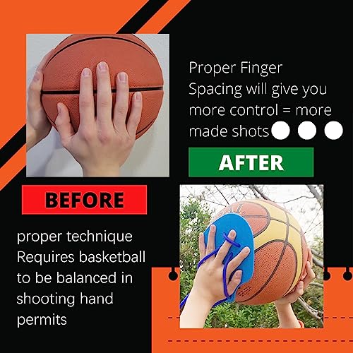Basketball Shooting Trainer - Left & Right Handed Universal Basketball Shot Trainer - Eva Foam for Comfortable Feel