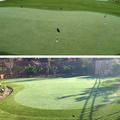 Pro Putting Green Golf Artificial Grass Turf - Indoor Outdoor Golf Training Mat, Synthetic Fake Grass for Baseball Football Gym Sports