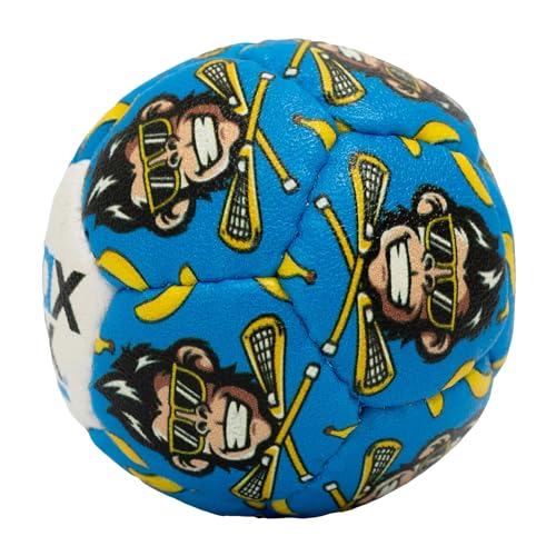 SWAX LAX Lacrosse Training Ball - Indoor Outdoor Practice Less Bounce & Rebounds - color: Monkey Business