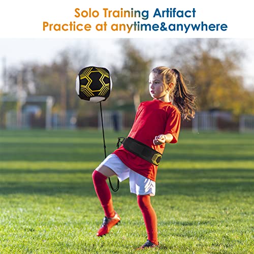 Volleyball Training Equipment Aid, Volleyball Practice Equipment, Solo Soccer Trainer for Practicing Serve, Setting, Spiking and Arm Swing Returns Ball After Every Swing, Beginner & Pro Gift