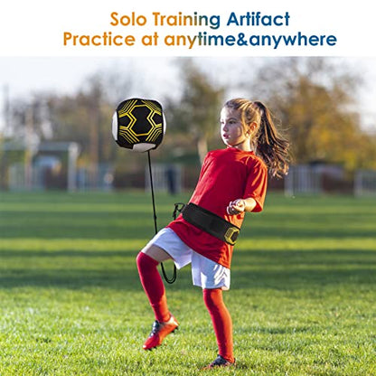 Volleyball Training Equipment Aid, Volleyball Practice Equipment, Solo Soccer Trainer for Practicing Serve, Setting, Spiking and Arm Swing Returns Ball After Every Swing, Beginner & Pro Gift