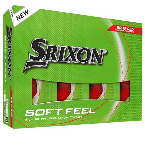 Srixon Soft Feel Golf Balls - color: Brite Red, style: Softfeel 14