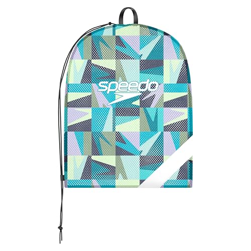 Speedo Drawstring Ventilator Mesh Equipment Bag - color: Boom Grid