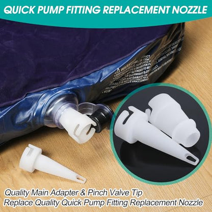 Quick Pump Fitting Nozzle Inflation Air Pump Adapter Valve Adaptor Replacement Inflation Air Pump Attachments Quality Nozzle