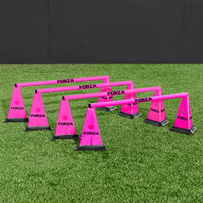 FORZA Cone & Hurdle Training Sets | Improve Your Speed & Agility Skills - Available in 3 Styles and 8 Colors