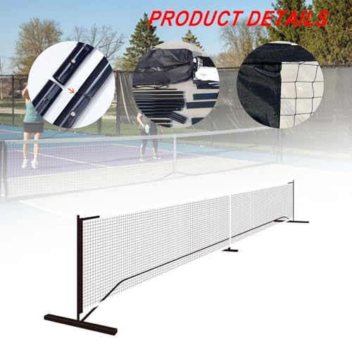 Generic Portable Pickleball Net Set Heavy Duty Professional Training Equipment Fast Assembly Iron Polyester Suitable for Home
