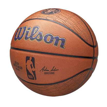 WILSON Emirates NBA Cup Official Game Basketball - Size 7, Brown