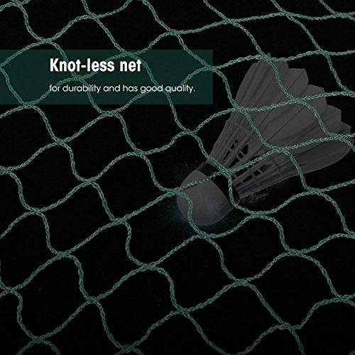 Zerodis Volleyball Tennis Badminton Net, Badminton Replacement Net Portable Badminton Tournament Net Volleyball Soccer Tennis Net for Backyard Beach Garden Schoolyard Indoor Outdoor