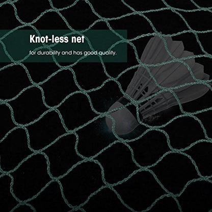 Zerodis Volleyball Tennis Badminton Net, Badminton Replacement Net Portable Badminton Tournament Net Volleyball Soccer Tennis Net for Backyard Beach Garden Schoolyard Indoor Outdoor