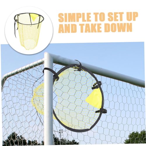 2pcs Youth Soccer Goal Target Net for Indoor and Backyard Training Portable Kicking Practice Net for Shooting Accuracy Football Training Equipment
