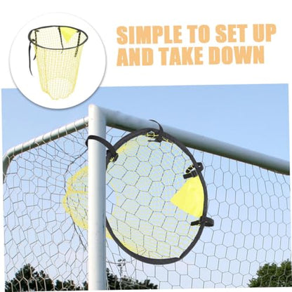 2pcs Youth Soccer Goal Target Net for Indoor and Backyard Training Portable Kicking Practice Net for Shooting Accuracy Football Training Equipment
