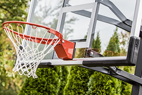 Silverback 54" Height Adjustable In-Ground Basketball Hoop with Tempered Glass Backboard, Pro-Style Breakaway Rim & Backboard Pad