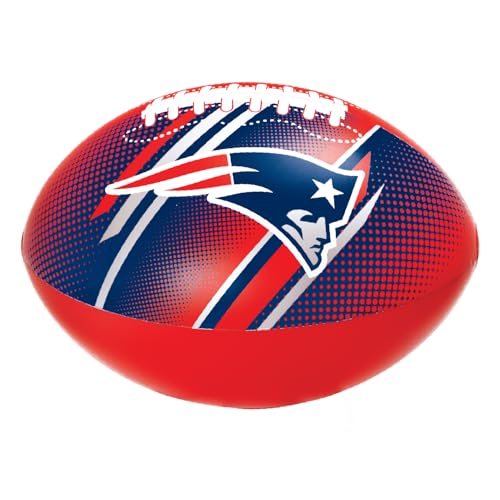 BigMouth 18” Inflatable Pool Football Officially Licensed NFL Fan Gear Merchandise Beach Ball Games for Adults and Teens - style: New England Patriots