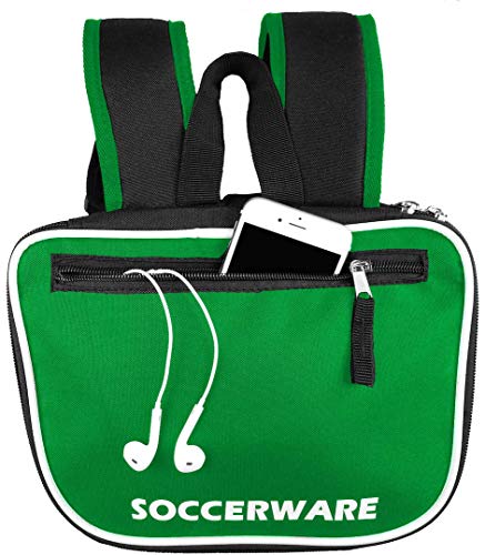 Soccer Backpack with Ball Holder Compartment - for Boys & Girls | Bag Fits All Soccer Equipment & Gym Gear (Black) - color: Green