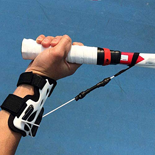 Professional Tennis Trainer Practice Serve Ball Machine Sports Training Tool, Tennis Power Resist System Resistance Band, Self-Study Correct Wrist Posture Accessories