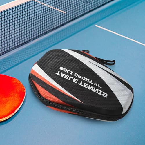 Double Padded Table Tennis Racket Bag Paddle Case, Table Tennis Case Racket Cover Helps Protect The Table Tennis Rubber And Racket, Table Tennis Organizer - color: PB005-A model