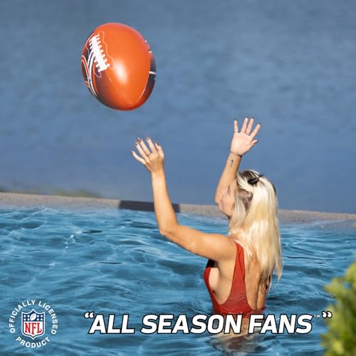 BigMouth 18” Inflatable Pool Football Officially Licensed NFL Fan Gear Merchandise Beach Ball Games for Adults and Teens - style: Chicago Bears
