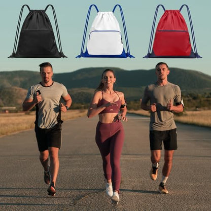 Sports Gym Drawstring Backpack Bag,Reusable Cinch Bag String Backpack for Basketball Soccer