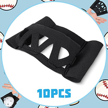 Zhengmy 10 Packs Web Glove Baseball Training Glove Designed to Catch Golf Sized Practice Ball Catcher Training Aids Suitable for Softball Field Drills Hand Eye Coordination Teaching - size: Small