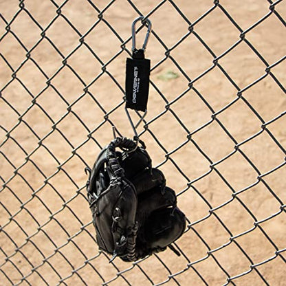 PowerNet Dugout Organizers, Softball & Baseball Bat Fence Rack, Multi-Clip Gear Hanger, Two Fence Hooks or Dugout Bundle, Baseball Coaching Accessories, Baseball Equipment Dugout Organizer with Hooks - style: Fence Hooks