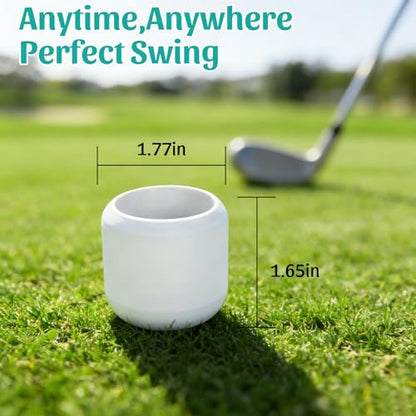Practice Golf Balls 15pcs, Full Swing Limited Flight Golf Practice Balls, Training Aid for Home Indoor Backyard Training