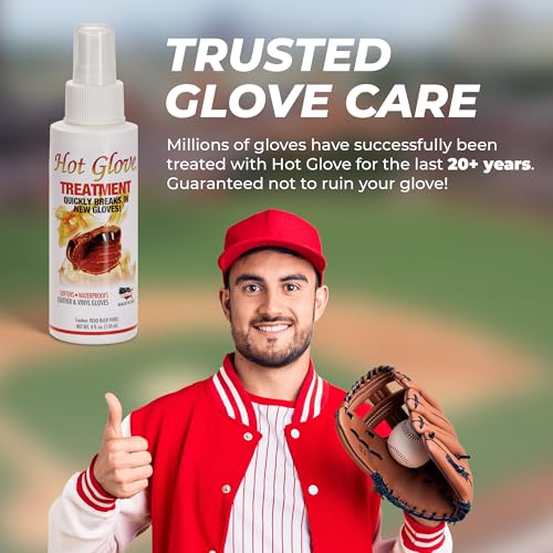 Hot Glove Heat Treatment Instant Glove Break-In for Baseball and Softball Gloves - the Original Hot Glove