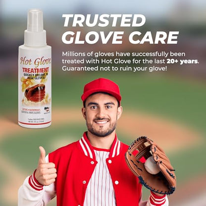 Hot Glove Heat Treatment Instant Glove Break-In for Baseball and Softball Gloves - the Original Hot Glove