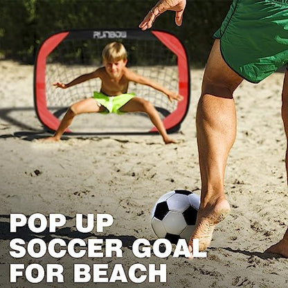 3.3x2.2 FT Kids Soccer Goal with Carry Bag, Portable Pop Up Soccer Net for Backyard Training, Indoor/Outdoor Use for Youth and Adults - style: 3.3x2.2 FT,1 Pack