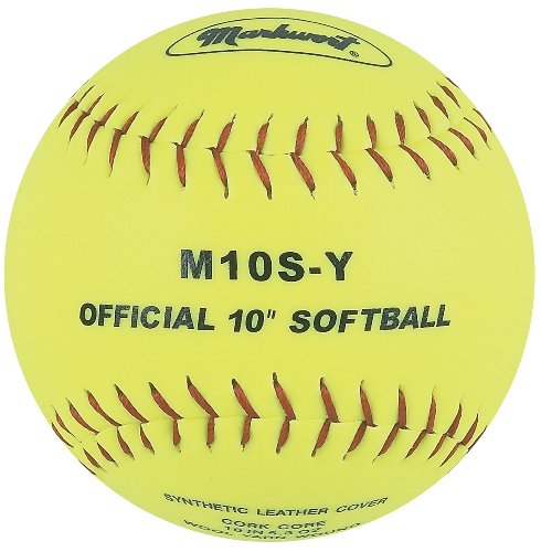 Markwort 10-Inch Synthetic Cover/Cork Core Softball (Dozen)