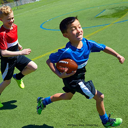 Franklin Sports Flag Football Set - 8 Player Youth Flag Football Belts - Adjustable Belts + Field Marker Included - 4 v 4 Set