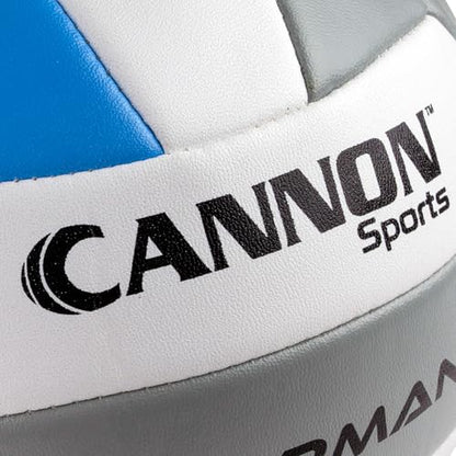 Cannon Sports Official Size Volleyball - Waterproof Soft PU Cover for Indoor Outdoor Volleyball – Perfect for Team Games, Training, Recreational, Beach Play - Pump Included