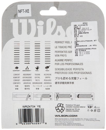 Wilson Pro Overgrip (3-Pack) - color: Yellow