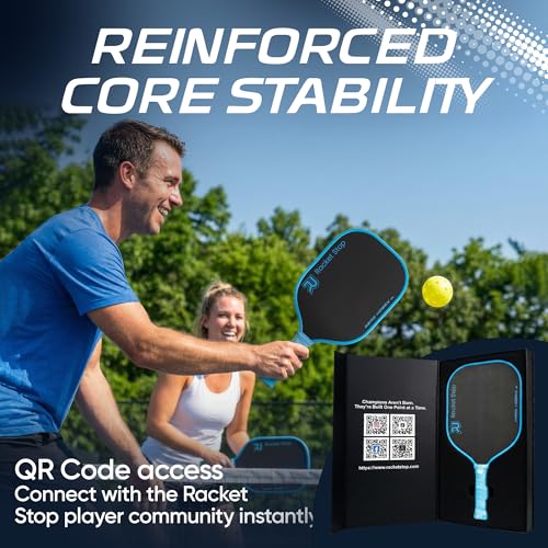 Aero Hobby Carbon Pickleball Paddle for Beginners & Recreational Players-Lightweight with Carbon Fiber Face, 16mm PP Honeycomb Core, Forgiving Sweet Spot, Cushioned Grip, Quality Gift Box