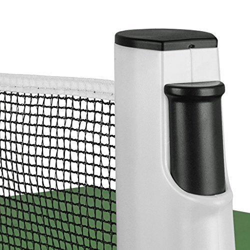 Hipiwe Retractable Table Tennis Net Replacement, Ping Pong Net and Post with PVC Storage Bag, 6 Feet(1.8M, Fits Tables Up to 2.0 inch 5.0 cm - color: Grey