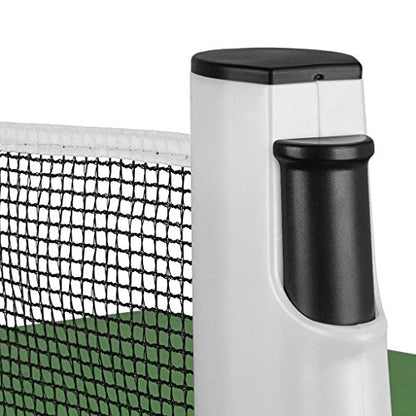 Hipiwe Retractable Table Tennis Net Replacement, Ping Pong Net and Post with PVC Storage Bag, 6 Feet(1.8M, Fits Tables Up to 2.0 inch 5.0 cm - color: Grey