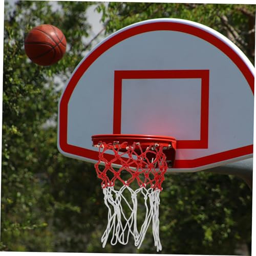 Kisangel 2pcs Heavy Duty Basketball Net Replacement and Moisture-Resistant Basketball Frame Net Easy to Install for Indoor and Outdoor Use
