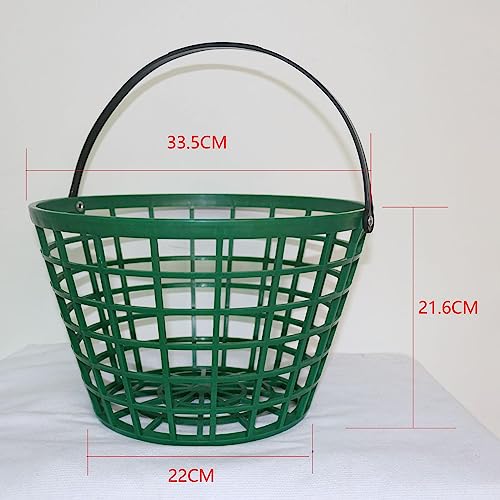 Golf Range Bucket Golf Ball Basket Carrier Outdoor Sports Ball Holder Display Pingpong Ball Basket Stadium Gear Storage Organizer