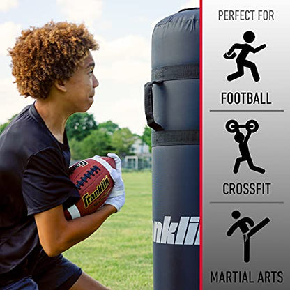 Franklin Sports Inflatable Football Tackling Dummy - Training Dummies for Football, Martial Arts + Wrestling Practice - Inflatable Blocking + Tackling Dummy for Practice - 51" Inches