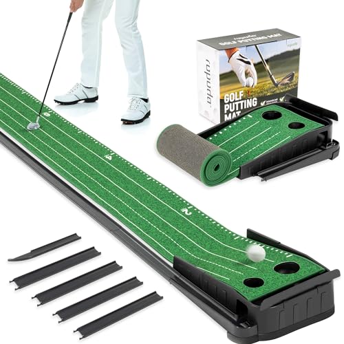 ropoda 9ft Golf Putting Green, Classic or with a Putting Mirror - color: green