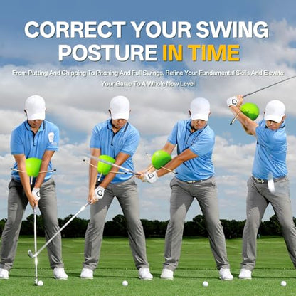 The Connector Golf Training Aid in Improving Hand Positioning, Golf Swing Trainers Aid for Posture Correction Practice.Golf Swing Trainers Are Suitable for Golfers at All Levels,From Beginners To Pros