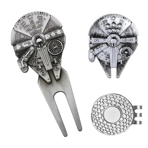 K9King Funny Golf Ball Marker with Magnetic Hat Clip – Unique Durable Enamel Ball Marker – Enhanced Golfing Fun Waterproof Scratch Free Golf Accessories and Gifts for Golfers