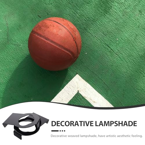UPKOCH 2 Pcs Wall Mount Ball Holder Organizer Basketball Storage Rack for Football Soccer Volleyball Rugby Transparent Acrylic - color: Black