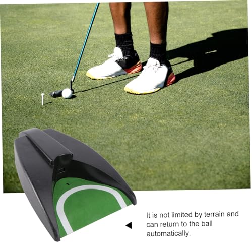 1Pc Automatic Golf Ball Returner Gravity Induction System for Efficient Putting Practice Durable Construction Golf Training Aid for Home Indoor Use