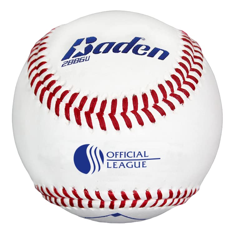 Baden | Official League | Premium Leather Cover Baseballs | 2BBG | One Dozen - style: Official USSSA