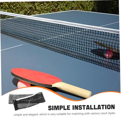 Toddmomy Table Tennis Net Sturdy Build for Easy Setup for Practice Compatible Standard Tables Mesh for Competitive Play and Casual Games